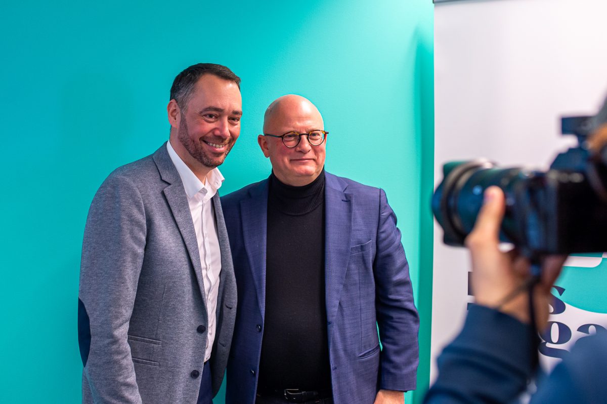 Maxime Prévot Et Jean-Luc Crucke Conférence De Presse des Engagés